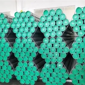 Tubo de acero galvanizado revestido de plástico