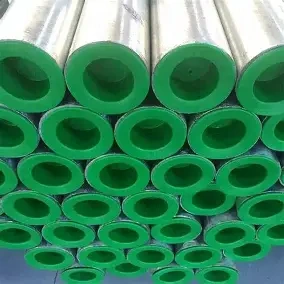 Tubo de acero galvanizado revestido de plástico