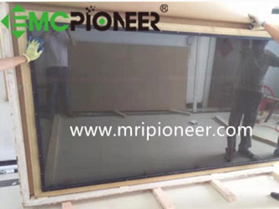 MRI shielded window ready for shipment