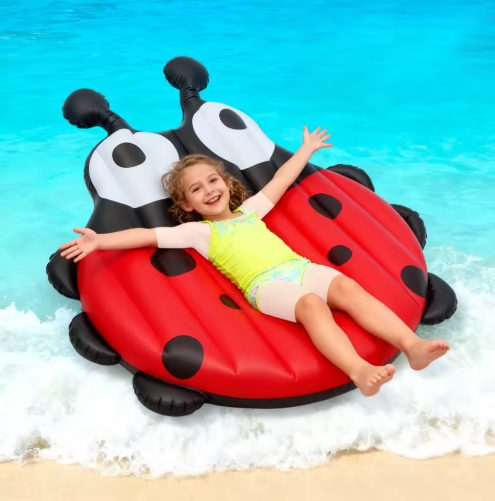 Children's inflatable floating mattress