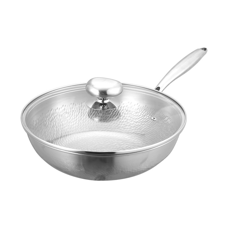 HZIB Чистый титан без покрытия Wok