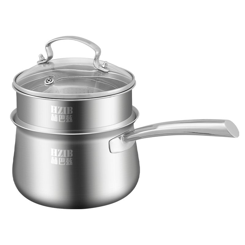 HZIB Casserole en Acier Inoxydable 304 Grade Alimentaire