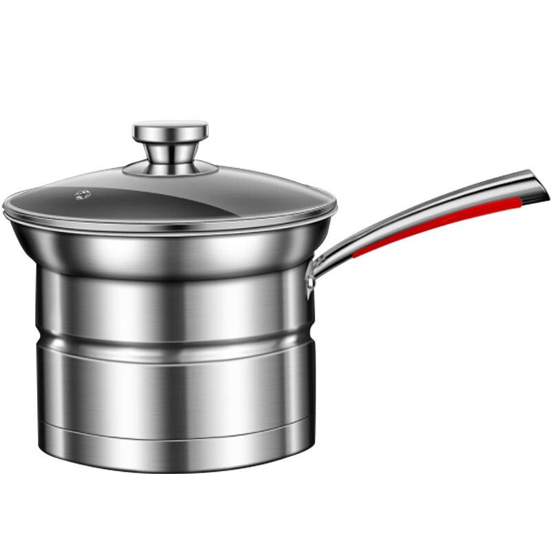 Friteuse HZIB Tempura en acier inoxydable 304 avec panier filtrant, casserole à friture à bords hauts avec passoire pour usage domestique