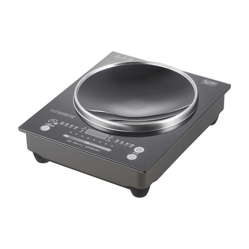 HZIB Cuisinière électromagnétique à flamme intense concave encastrée pour usage domestique 3500W