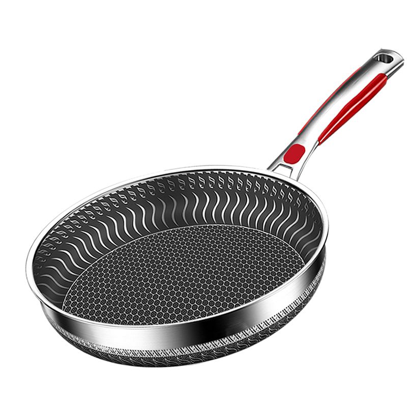 HZIB 316 Sartén de Acero Inoxidable Antiadherente sin Tapa