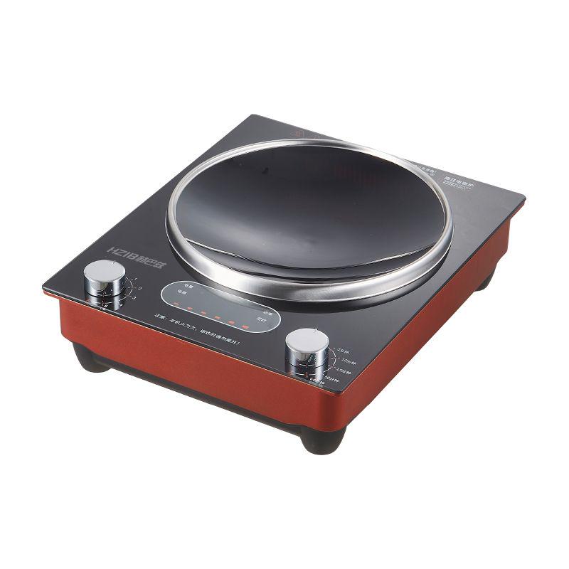 HZIB Cocina eléctrica doméstica de superficie convexa con alta potencia de 3000W y 3500W para salteado rápido.