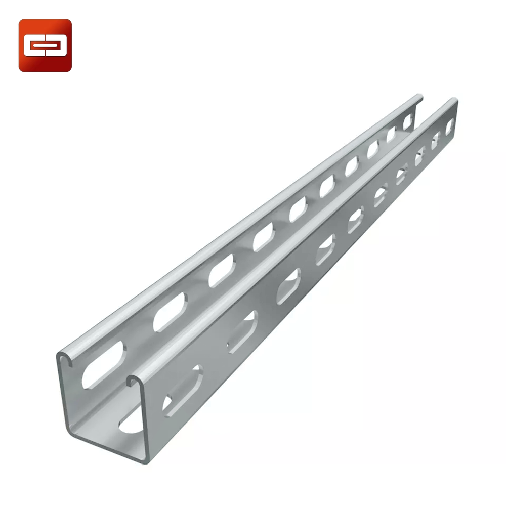 قناة فولاذية على شكل حرف C للتأطير والتركيب الصناعي