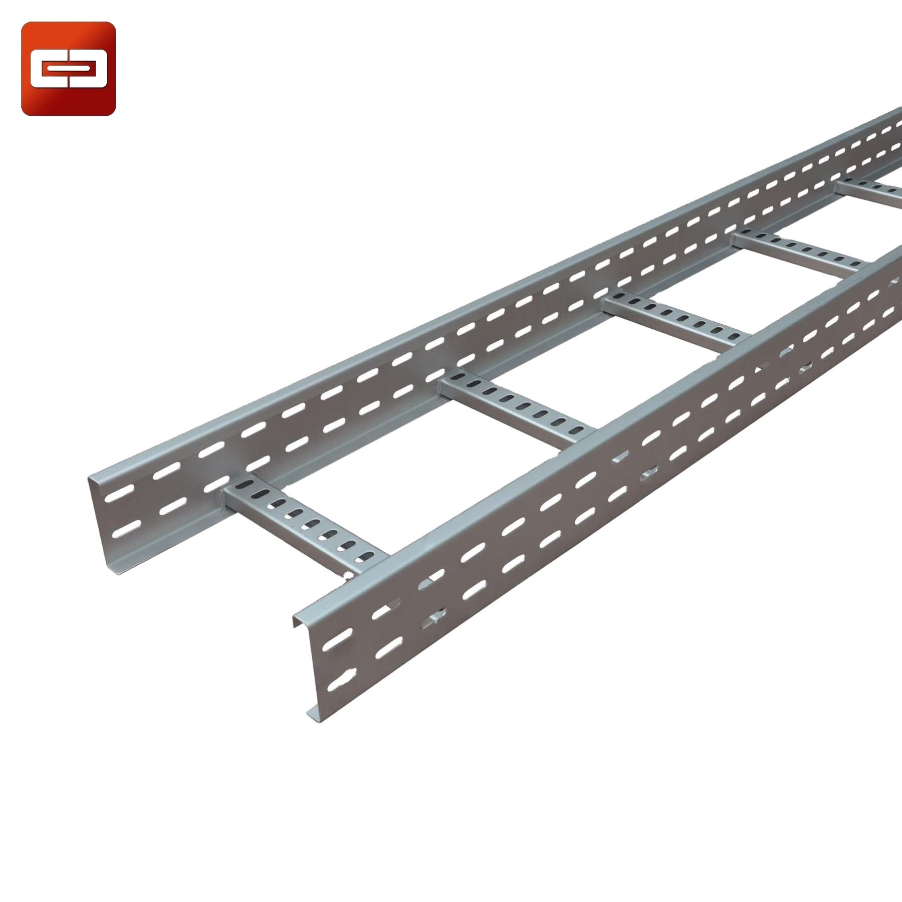 Escalera de cables con acabado galvanizado BS EN ISO 1461 hdg para edificios comerciales y proyectos eléctricos
