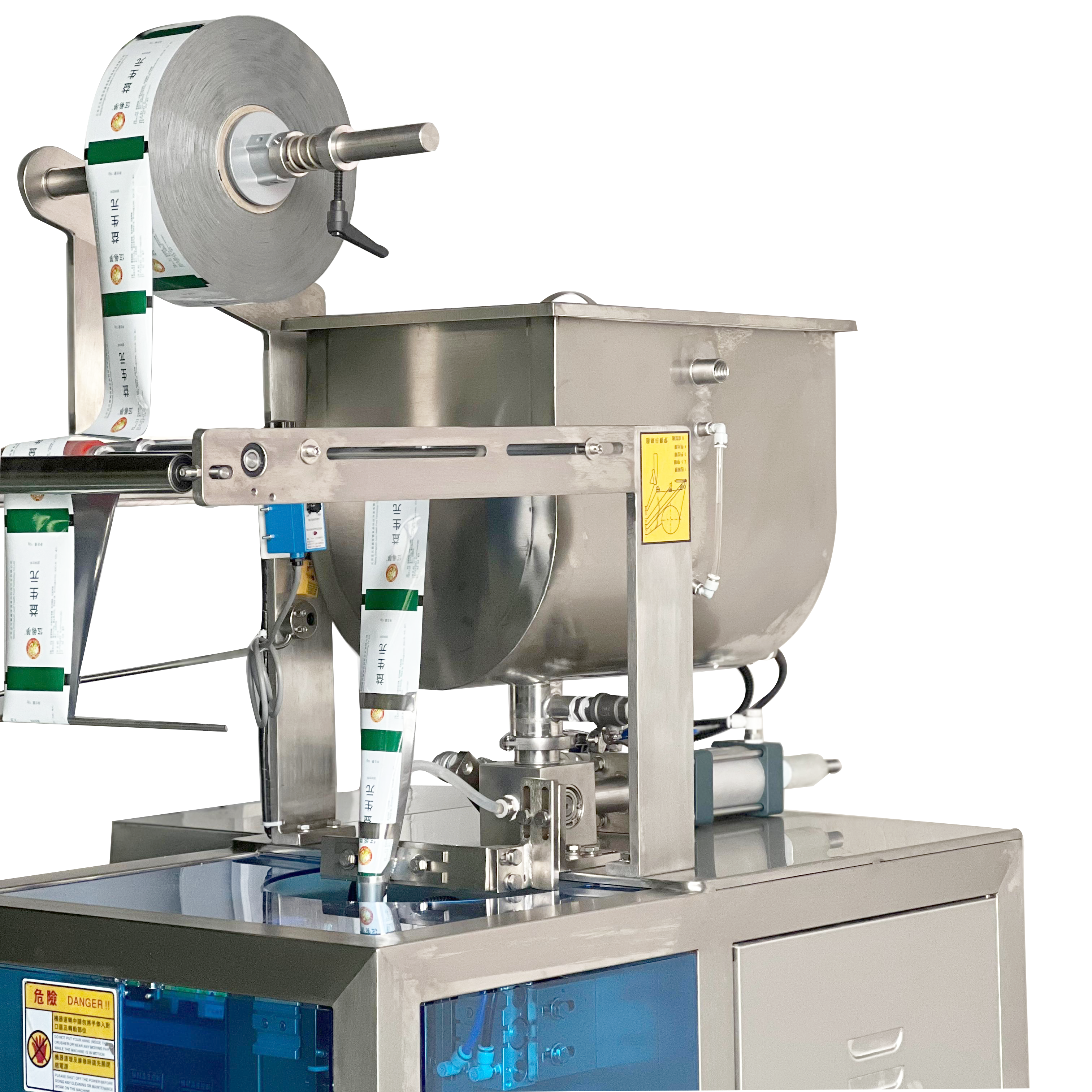 BY-JLB160Y Clamp Pull Back Edge Sealing Liquid Automatic Packaging Machine
