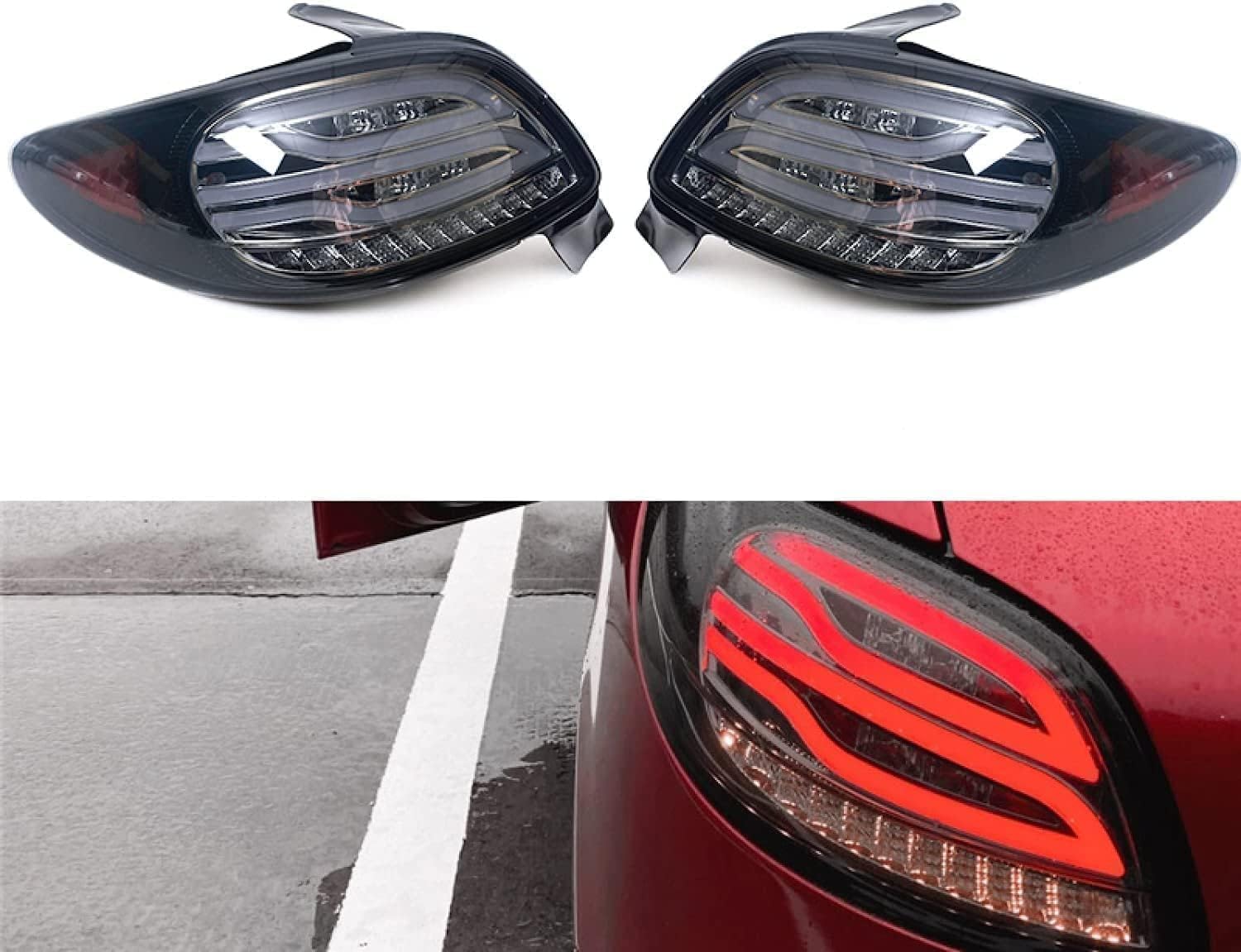 Car Rear Tail Light For Peugeot 206 2004 2005 2006 2007 2008