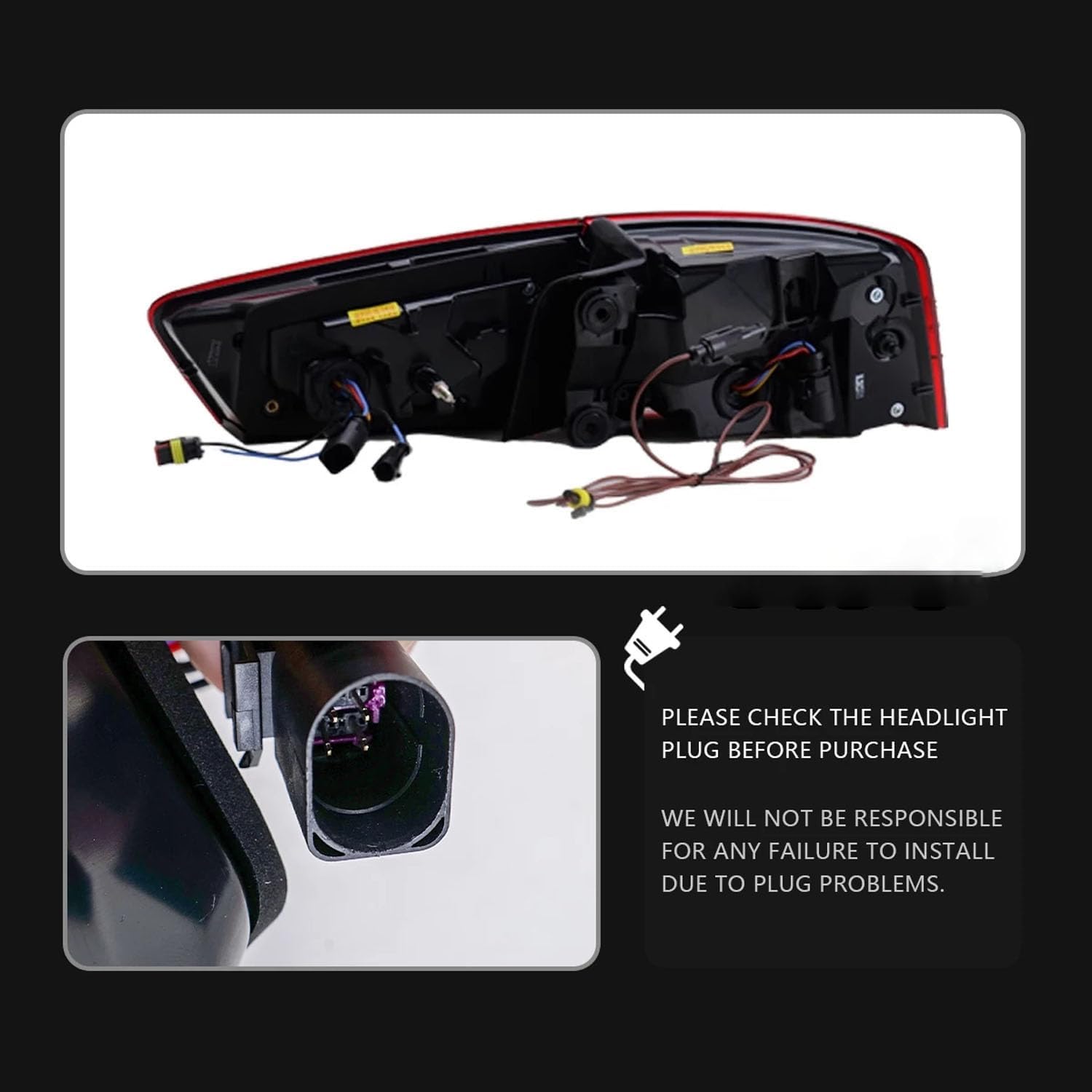 Car Rear Tail Light For Audi A6 2012 2013 2014 2015