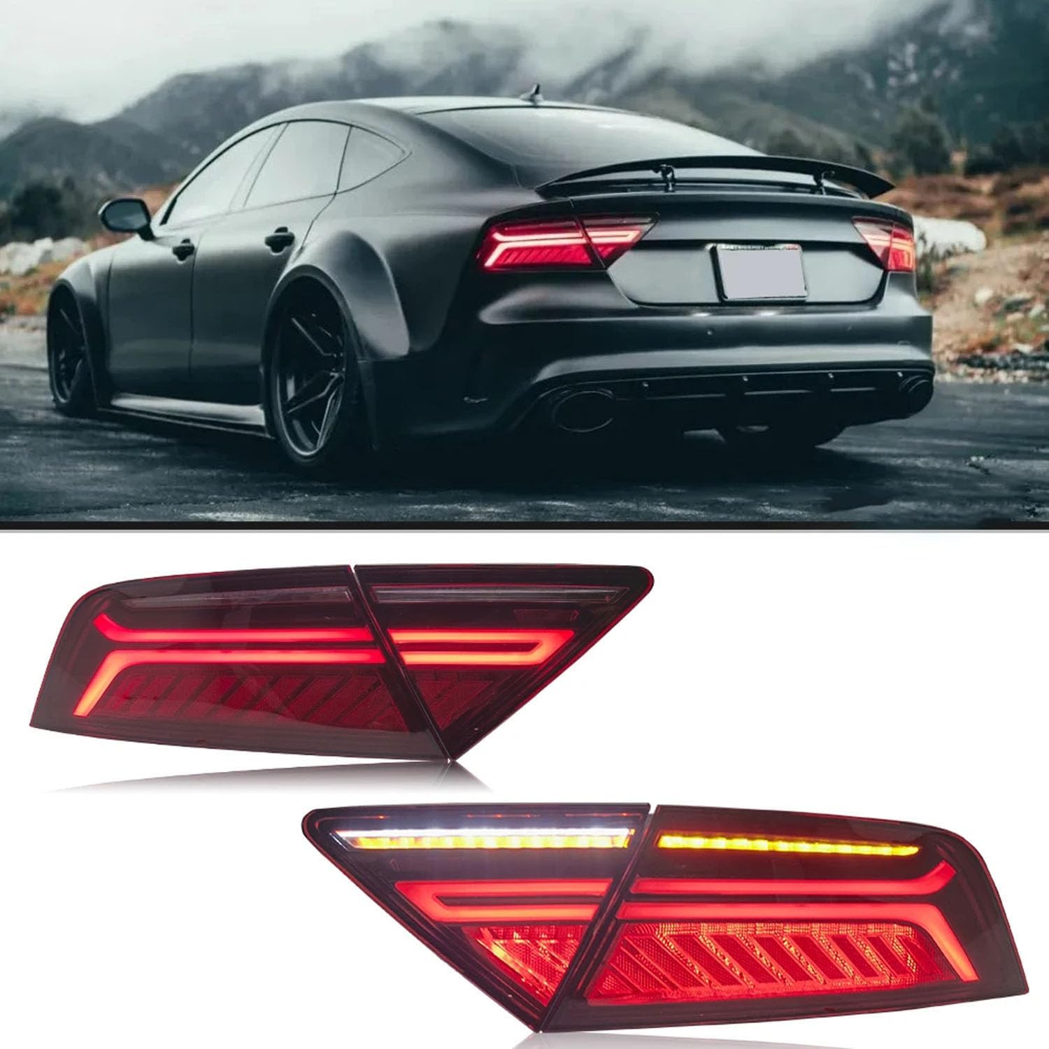 Car Rear Tail Light For Audi A7 2011 2012 2013 2014 2015 2016 2017 2018