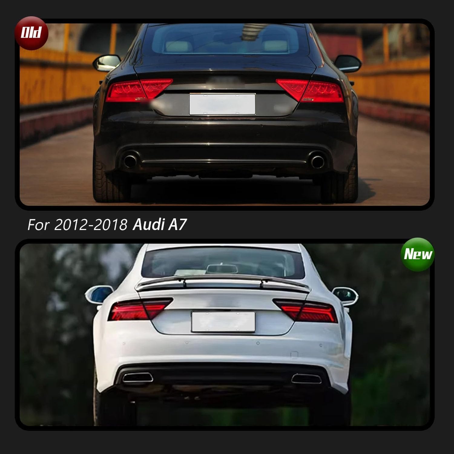 Car Rear Tail Light For Audi A7 2011 2012 2013 2014 2015 2016 2017 2018