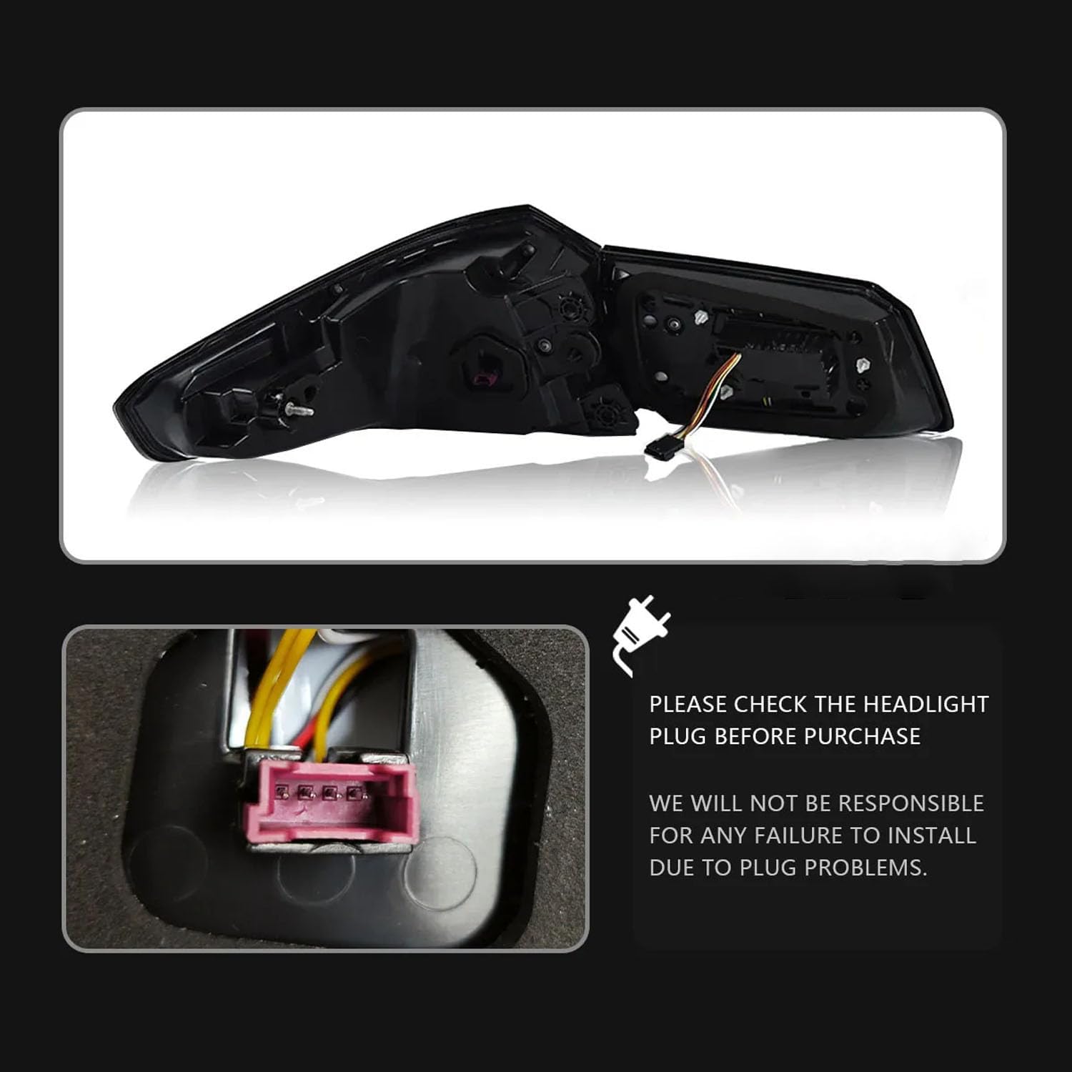 Car Rear Tail Light For BMW Serie 5 2018-2020 G38