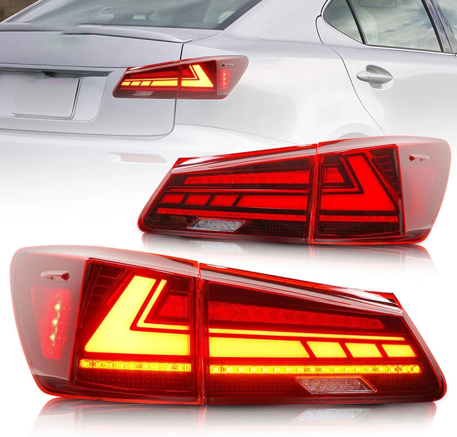 Car Rear Tail Light For Lexus IS250 IS300 IS350 ISF 2006-2012