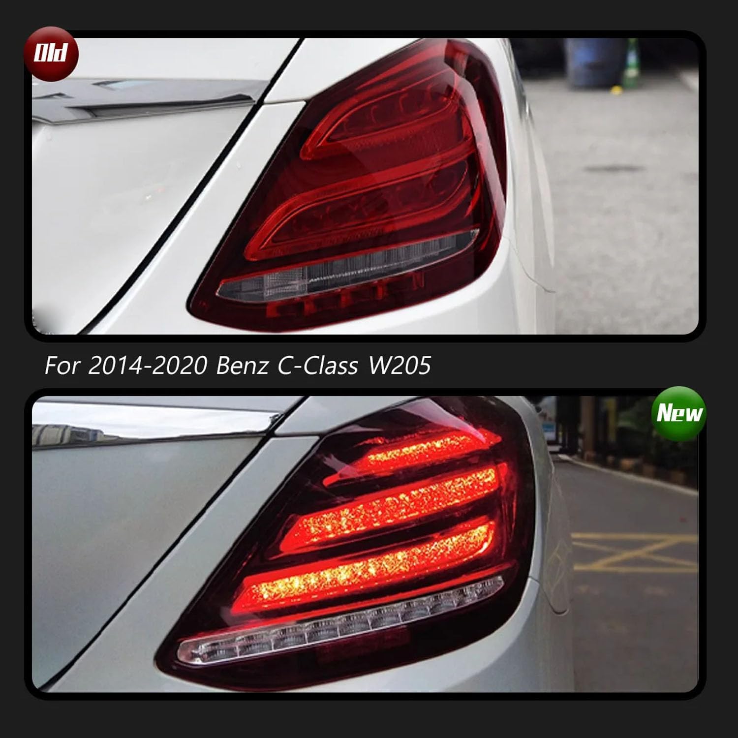 Car Rear Tail Light For Mercedes Benz Clase C W205 2014 2015 2016 2017 2018 2019 2020