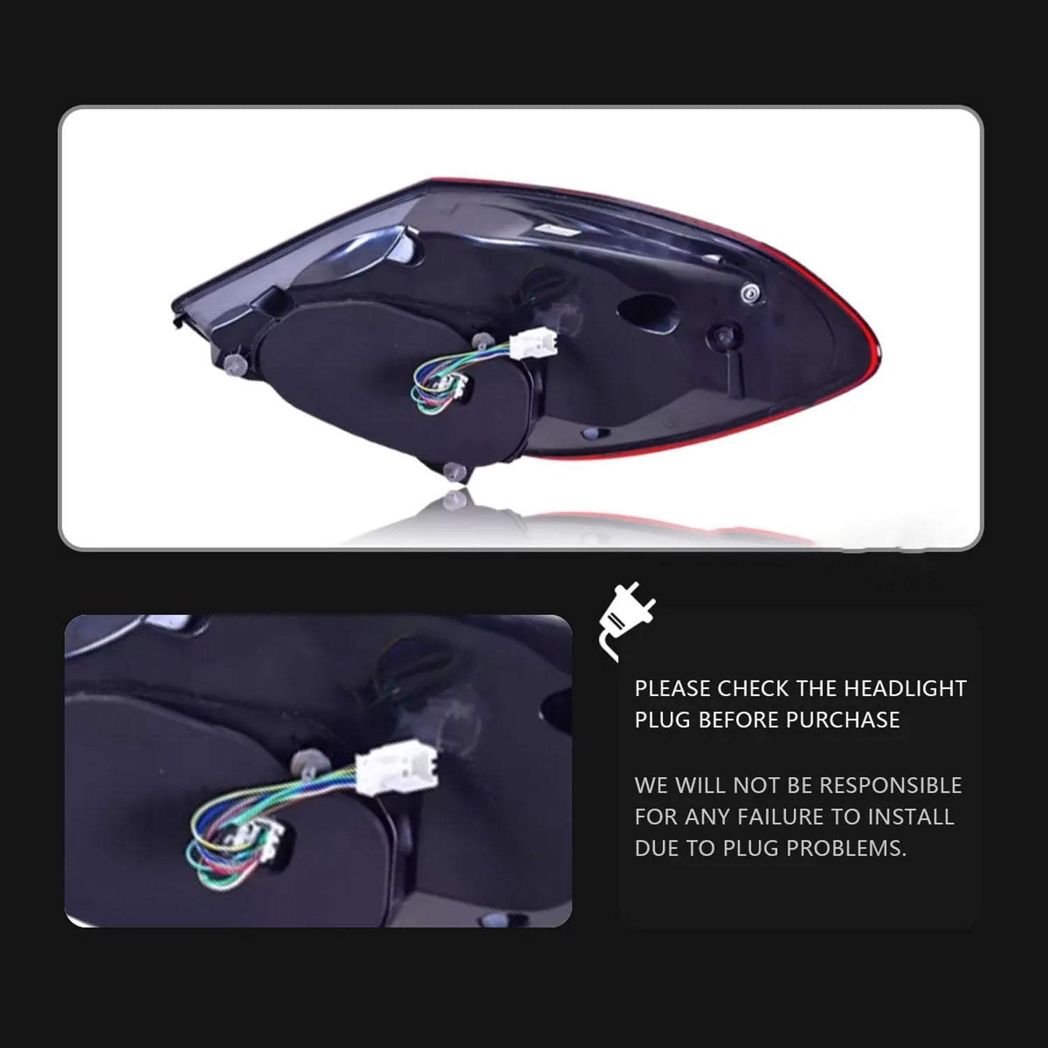 Car Rear Tail Light For Mercedes Benz Clase C W205 2014 2015 2016 2017 2018 2019 2020