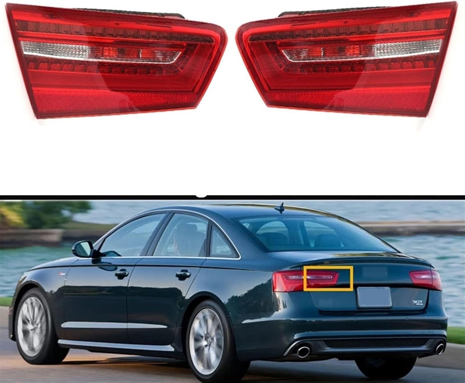 Car Rear Tail Light For Audi A6 C7 2010 2011 2012 2013 2014 2015 2016