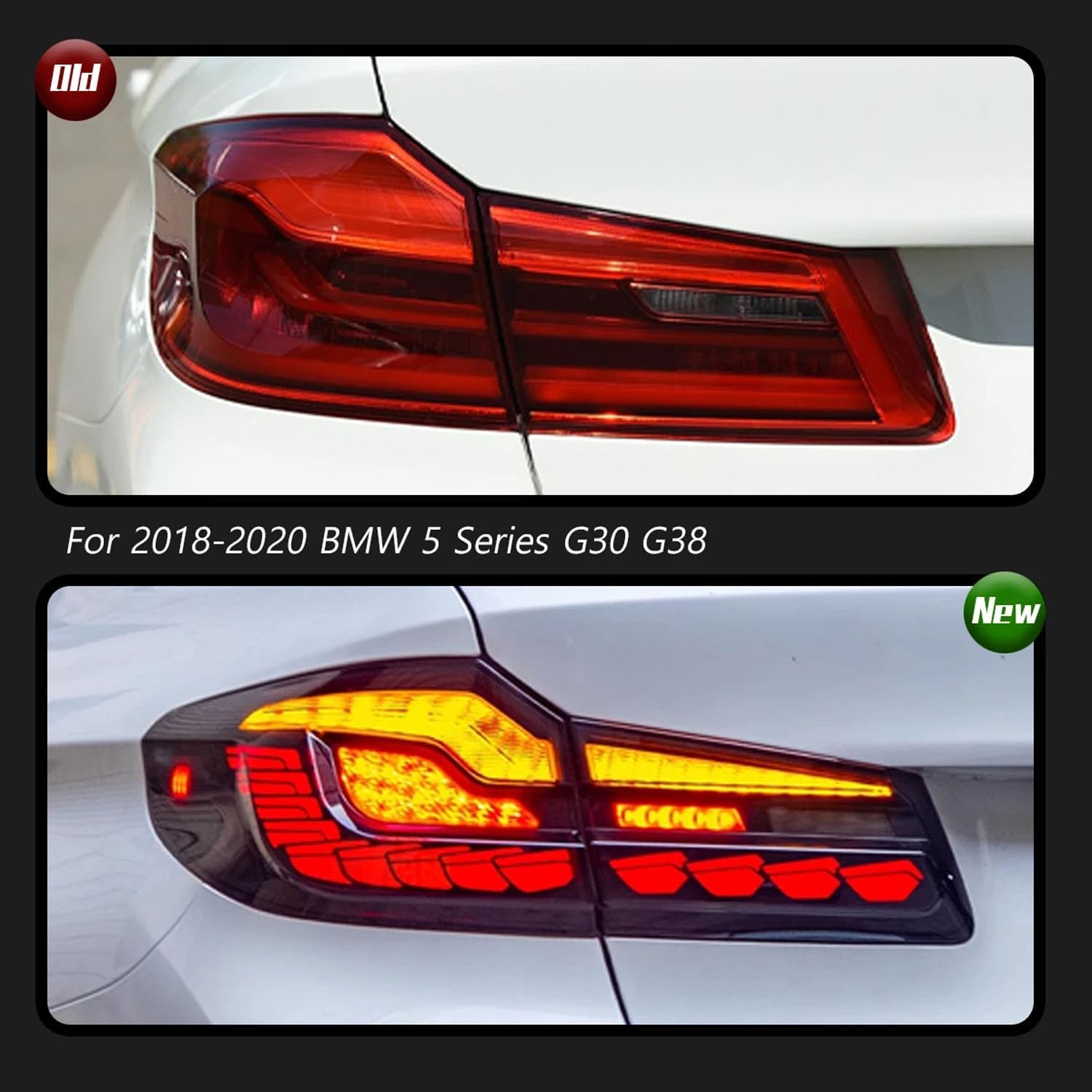 Car Rear Tail Light For BMW 5 Series G30 G38 2018 2019 2020