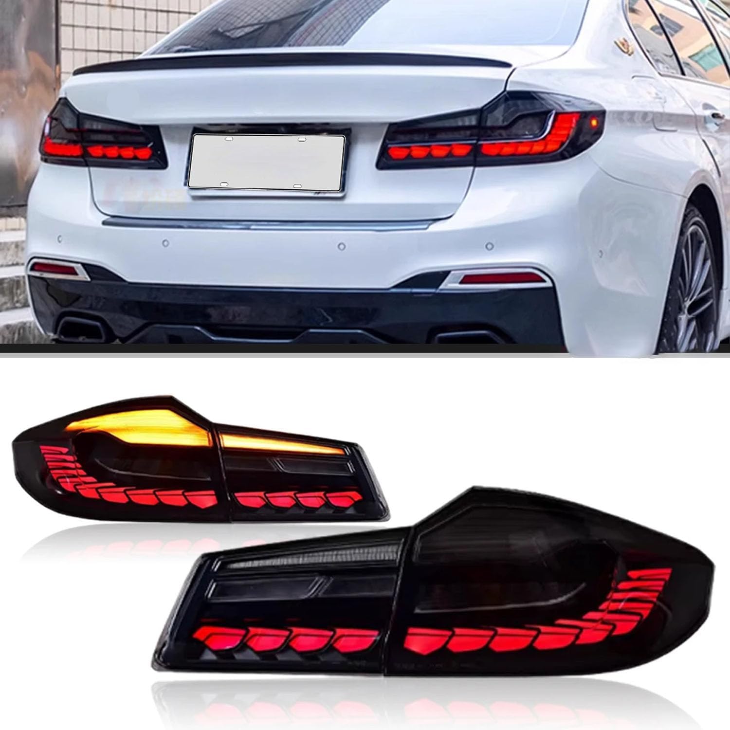 Car Rear Tail Light For BMW 5 Series G30 G38 2018 2019 2020