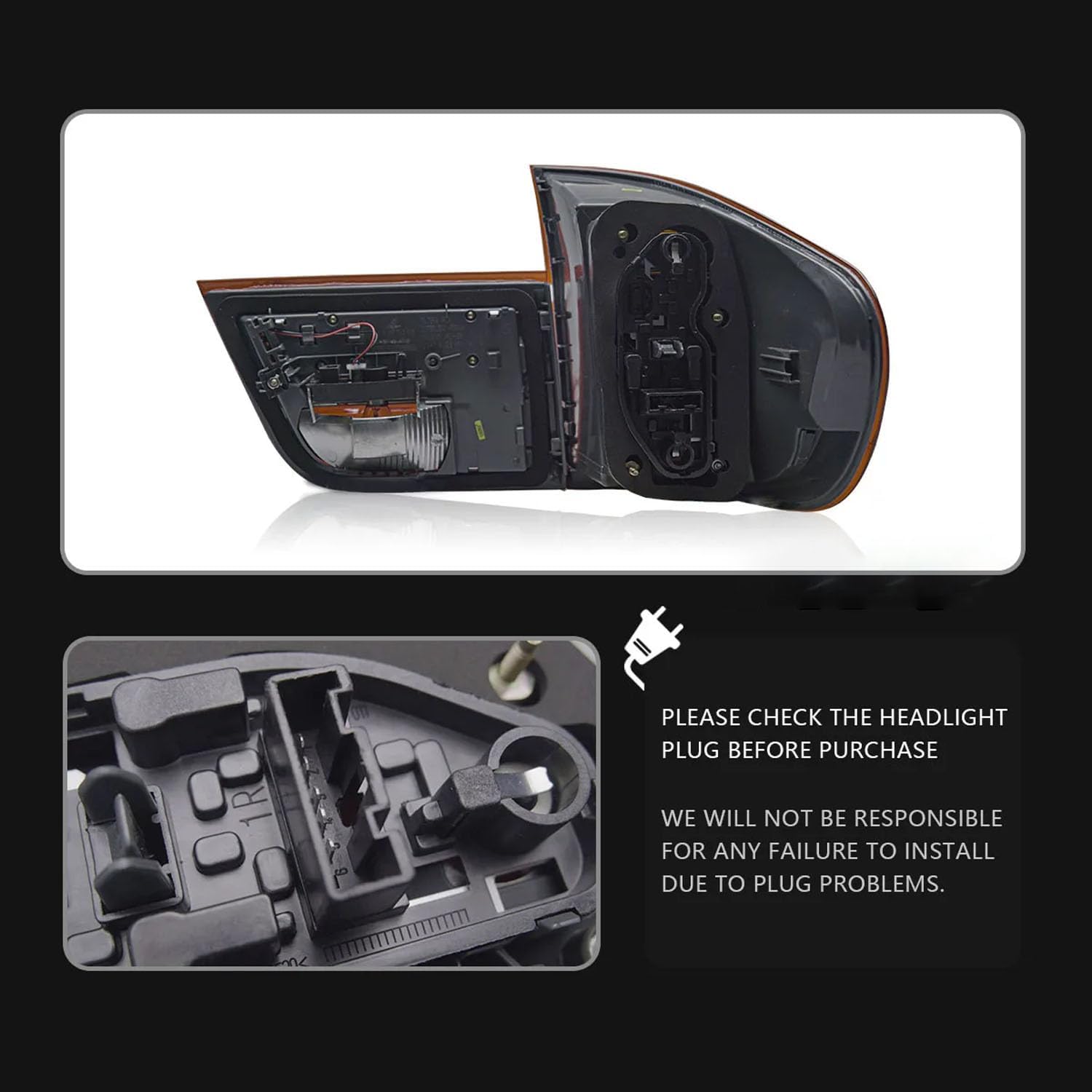 Car Rear Tail Light For BMW E70 X5 2007 2008 2009 2010 2011 2012 2013