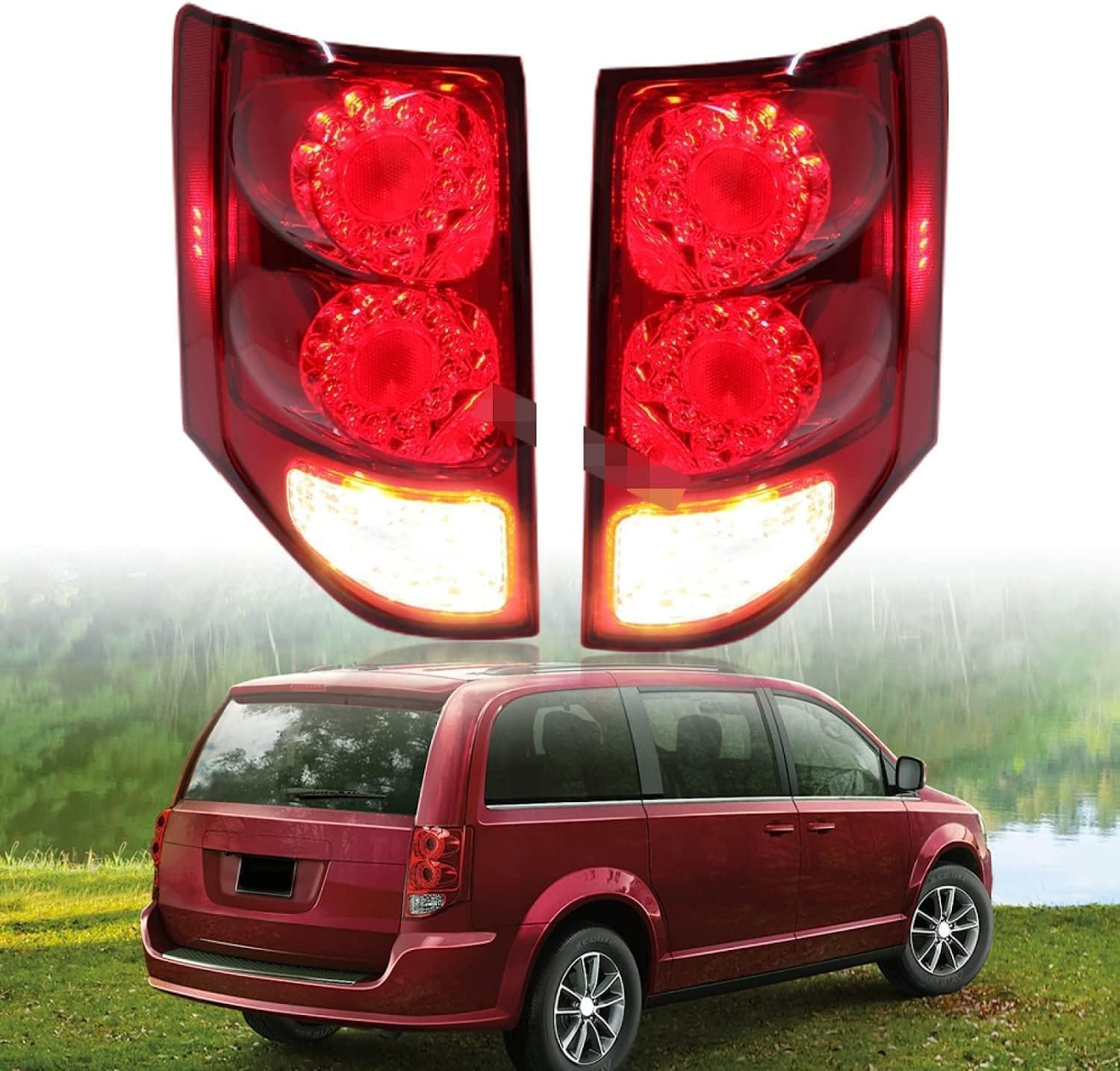 Car Rear Tail Light For Dodge Grand Caravan 2011 2012 2013 2014 2015 2016 2017-2019