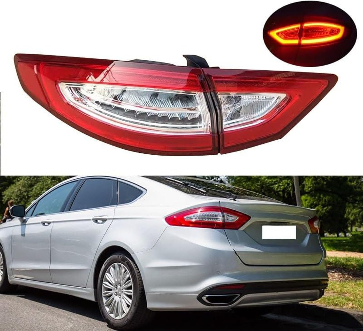 Car Rear Tail Light For Ford Mondeo 2013 2014 2015 2016