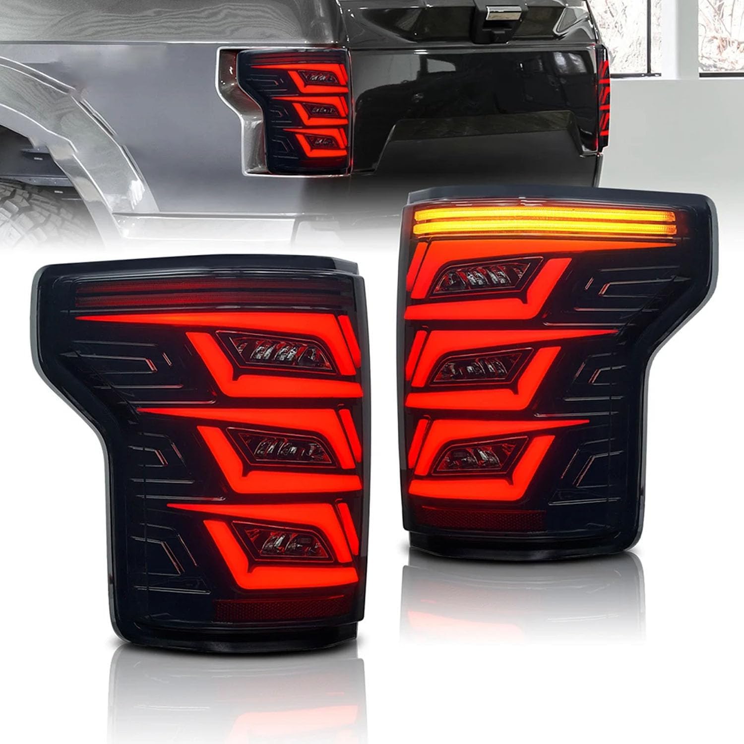 Car Rear Tail Light For Ford Raptor F150 2015 2016 2017 2018 2019 2020
