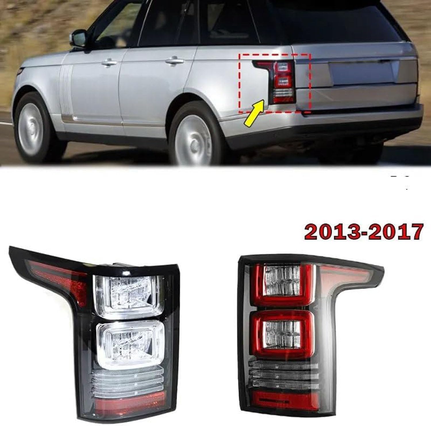 Car Rear Tail Light For Land Rover Range Rover Vogue 2013 2014 2015 2016 2017