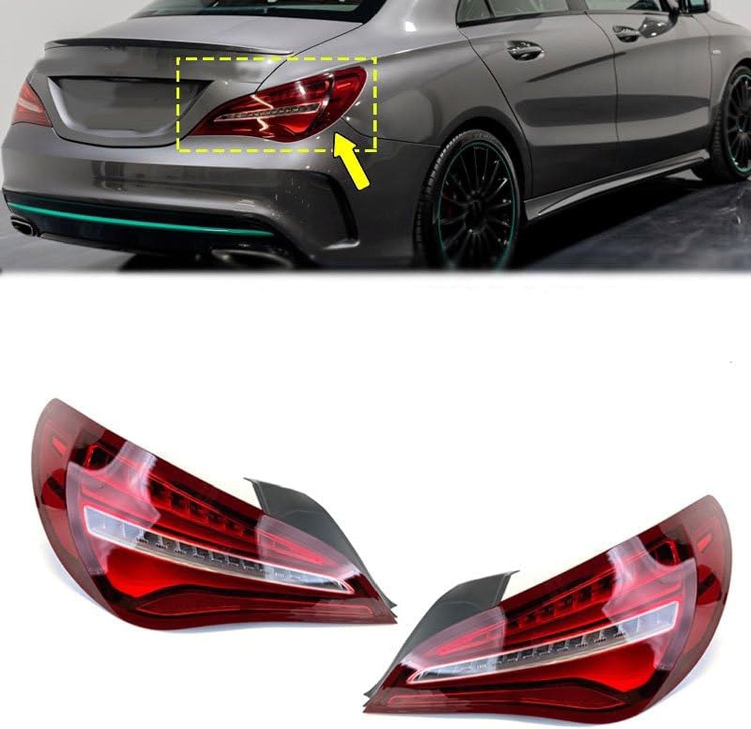Car Rear Tail Light For Mercedes Benz W117 CLA-Class CLA200 CLA220 CLA260 2016-2019