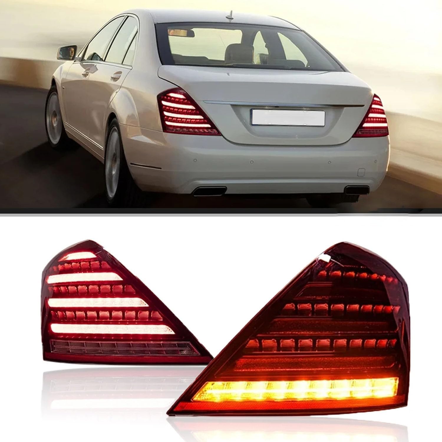 Car Rear Tail Light For Mercedes-Benz Clase S W221 2006-2013