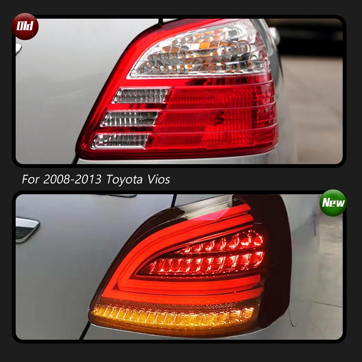 Car Rear Tail Light For Toyota Vios 2008 2009 2010 2011 2012 2013