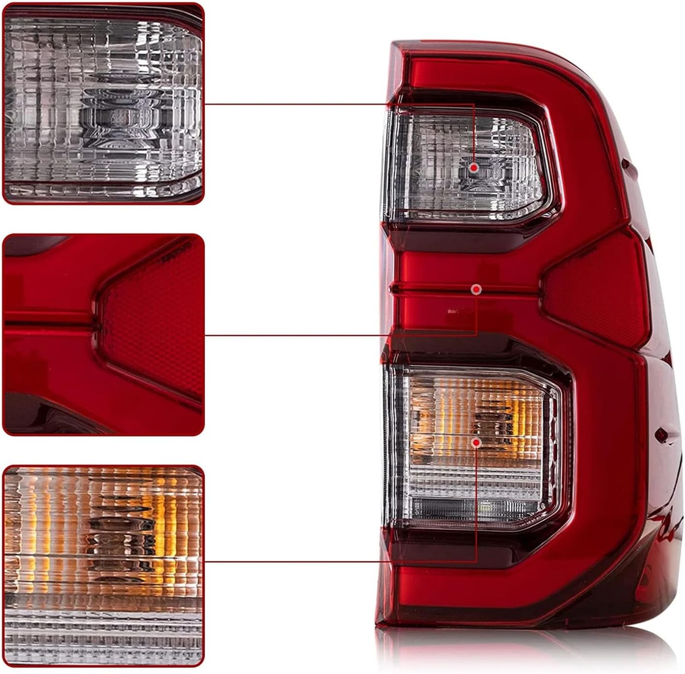 Car Rear Tail Light For Toyota VigoHilux 2015-2020