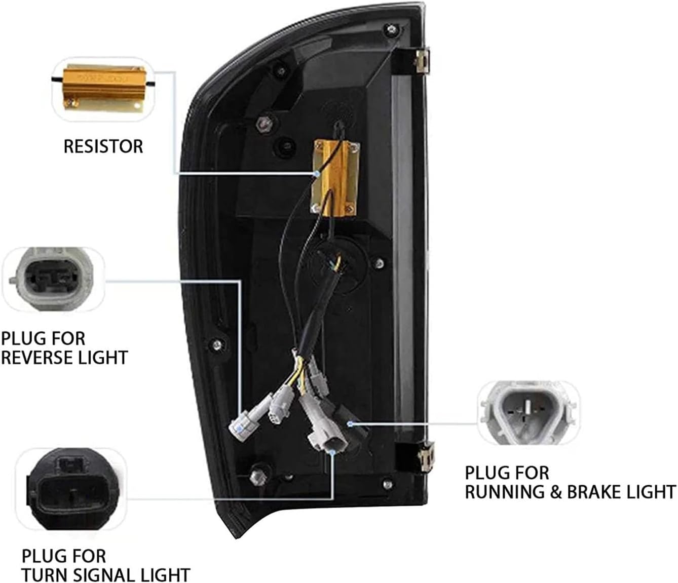 Car Rear Tail Light For Toyota Tacoma TRD Off Road SR5 SR TRD Pro TRD Sport Limited 2016-2021