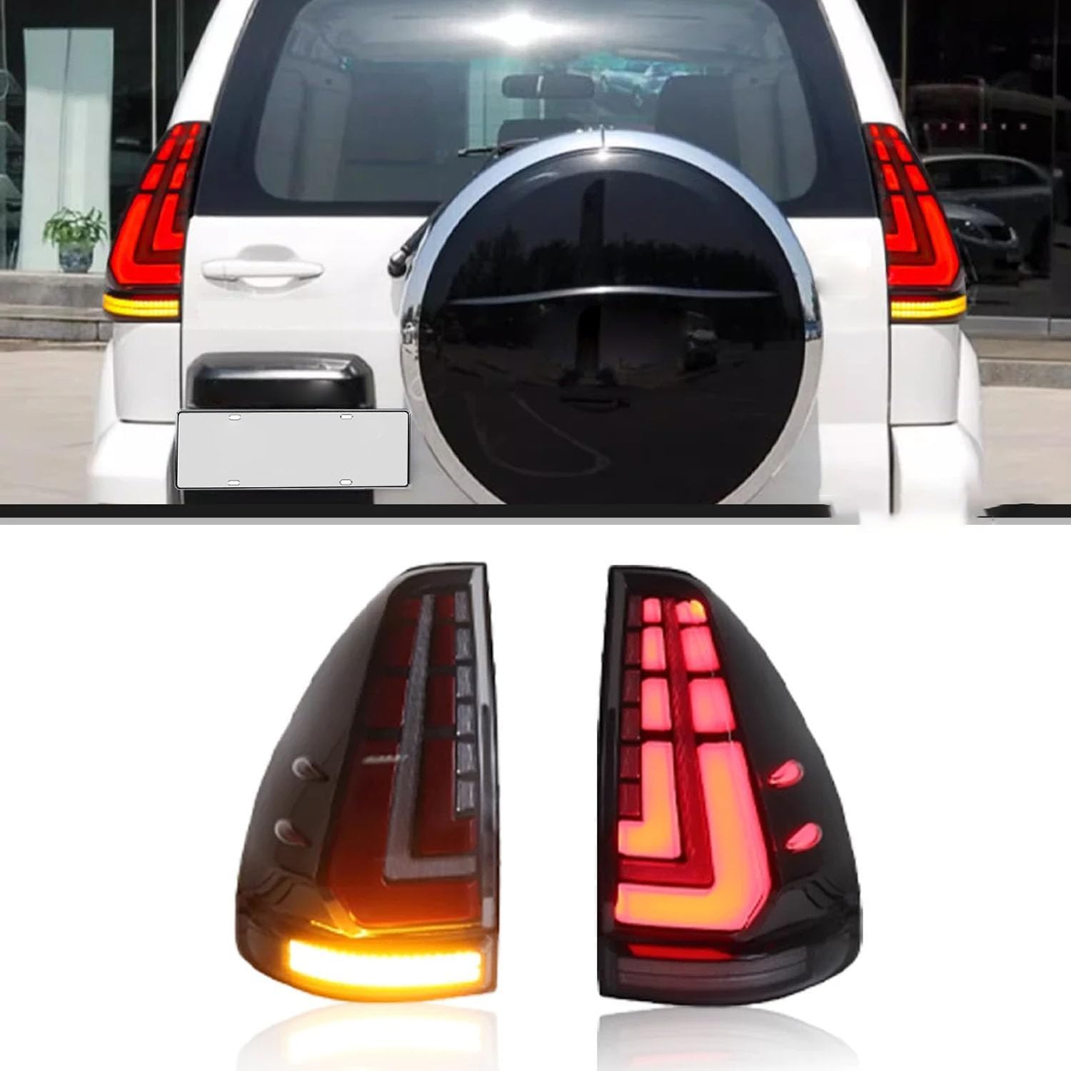Car Rear Tail Light For Toyota Prado 2003 2004 2005 2006 2007 2008 2009