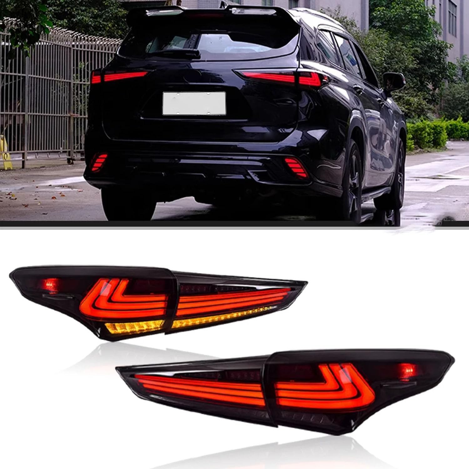 Car Rear Tail Light For Toyota Highlander 2021 2022