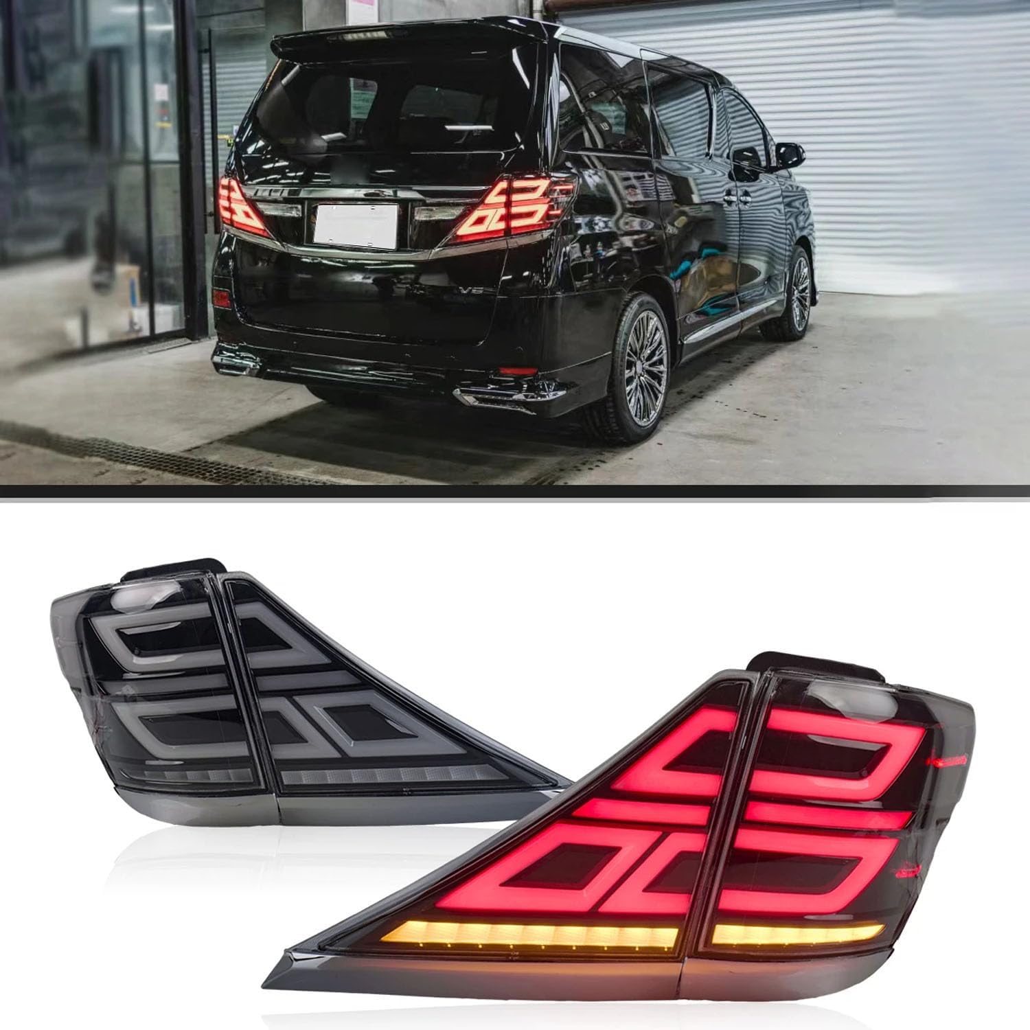 Car Rear Tail Light For Toyota Verllfire Alphard 2007 2008 2009 2010 2011 2012 2013