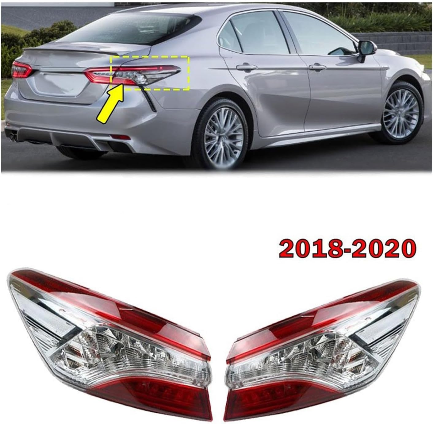 Car Rear Tail Light For Toyota Camry 2018 2019 2020