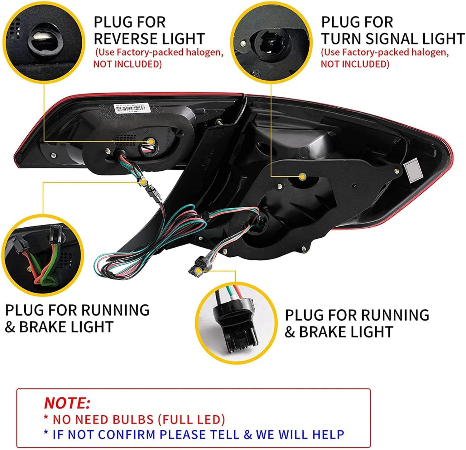 Car Rear Tail Light For Toyota Camry 2012 2013