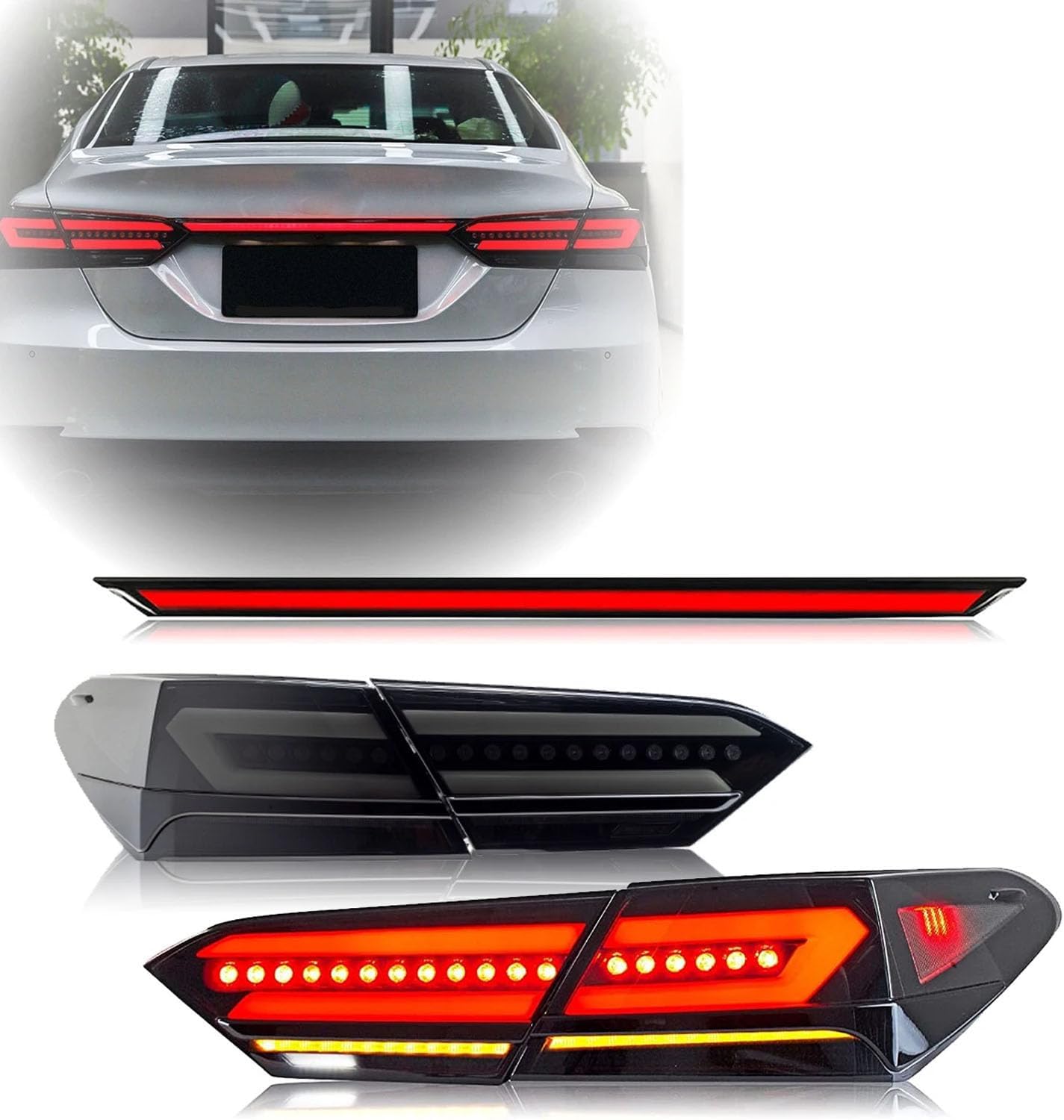 Car Rear Tail Light For Toyota Camry 8th Gen 2018 2019 2020 2021