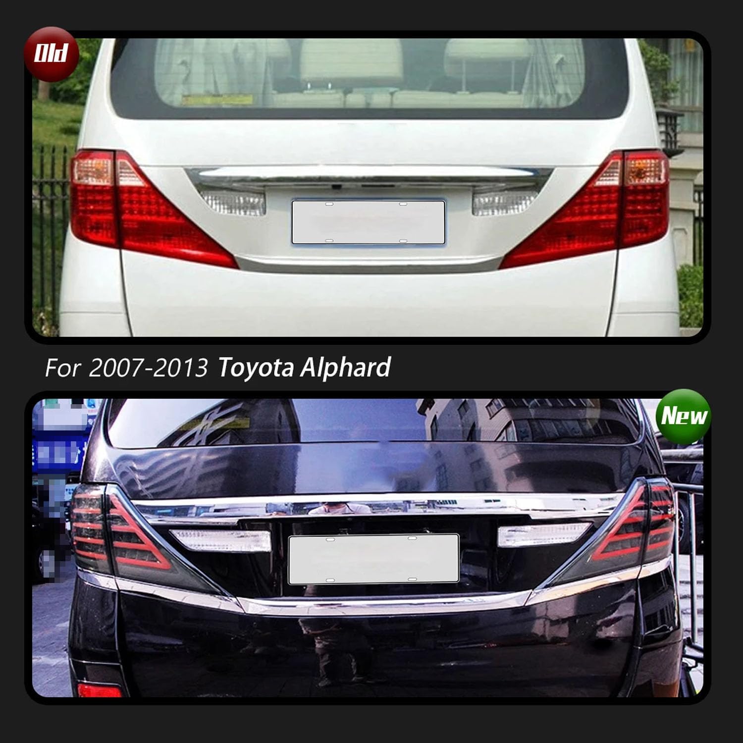 Car Rear Tail Light For Toyota Alphard Gen 2th 2007 2008 2009 2010 2011 2012 2013