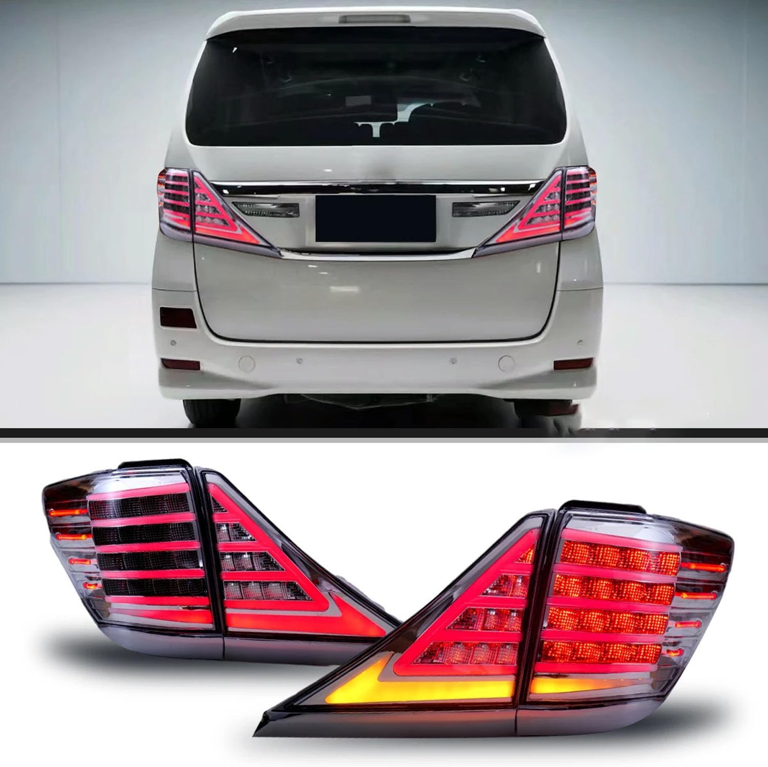 Car Rear Tail Light For Toyota Alphard Gen 2th 2007 2008 2009 2010 2011 2012 2013