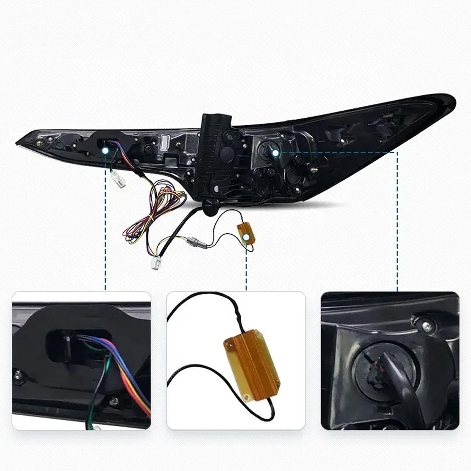 Car Rear Tail Light For Toyota Fortuner 2017 2018 2019 2020 2021