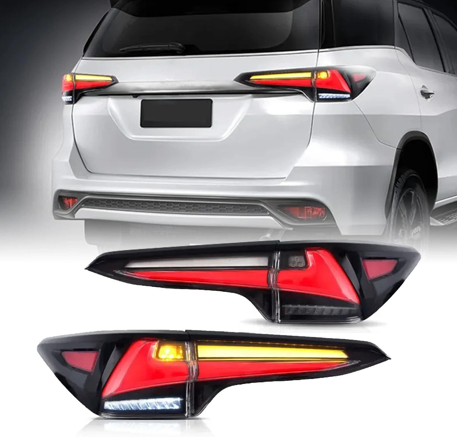 Car Rear Tail Light For Toyota Fortuner 2017 2018 2019 2020 2021
