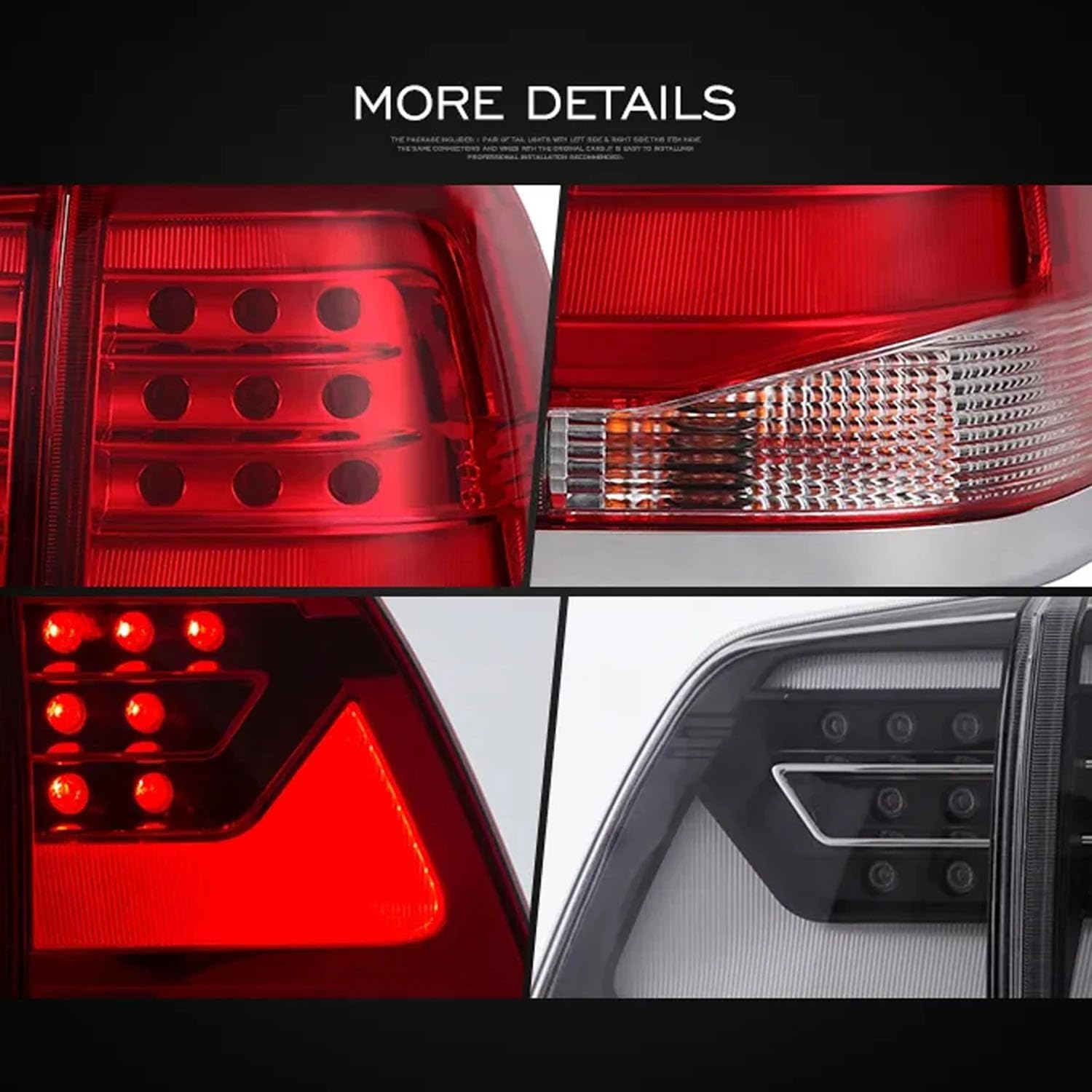 Car Rear Tail Light For Toyota Land Cruiser 2008-2015