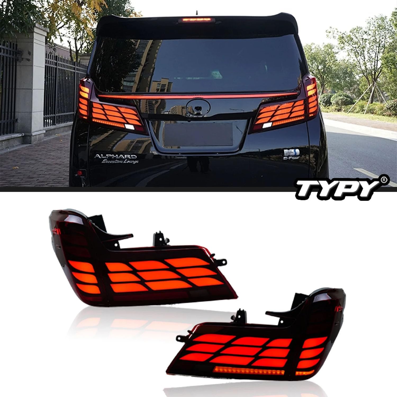 Car Rear Tail Light For Toyota Alphard 2015 2016 2017 2018 2019 2020 2021 2022 2023