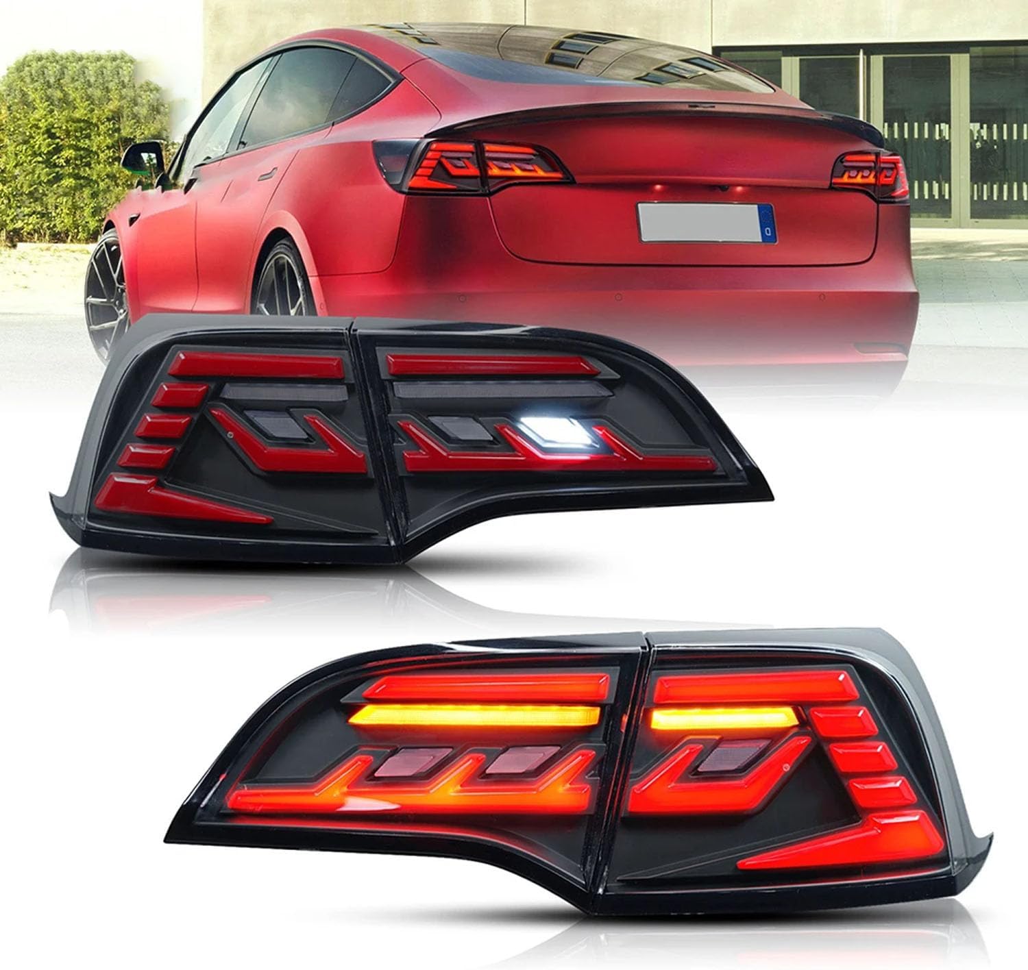 Car Rear Tail Light For Tesla Model 3 Model Y 2017-2021