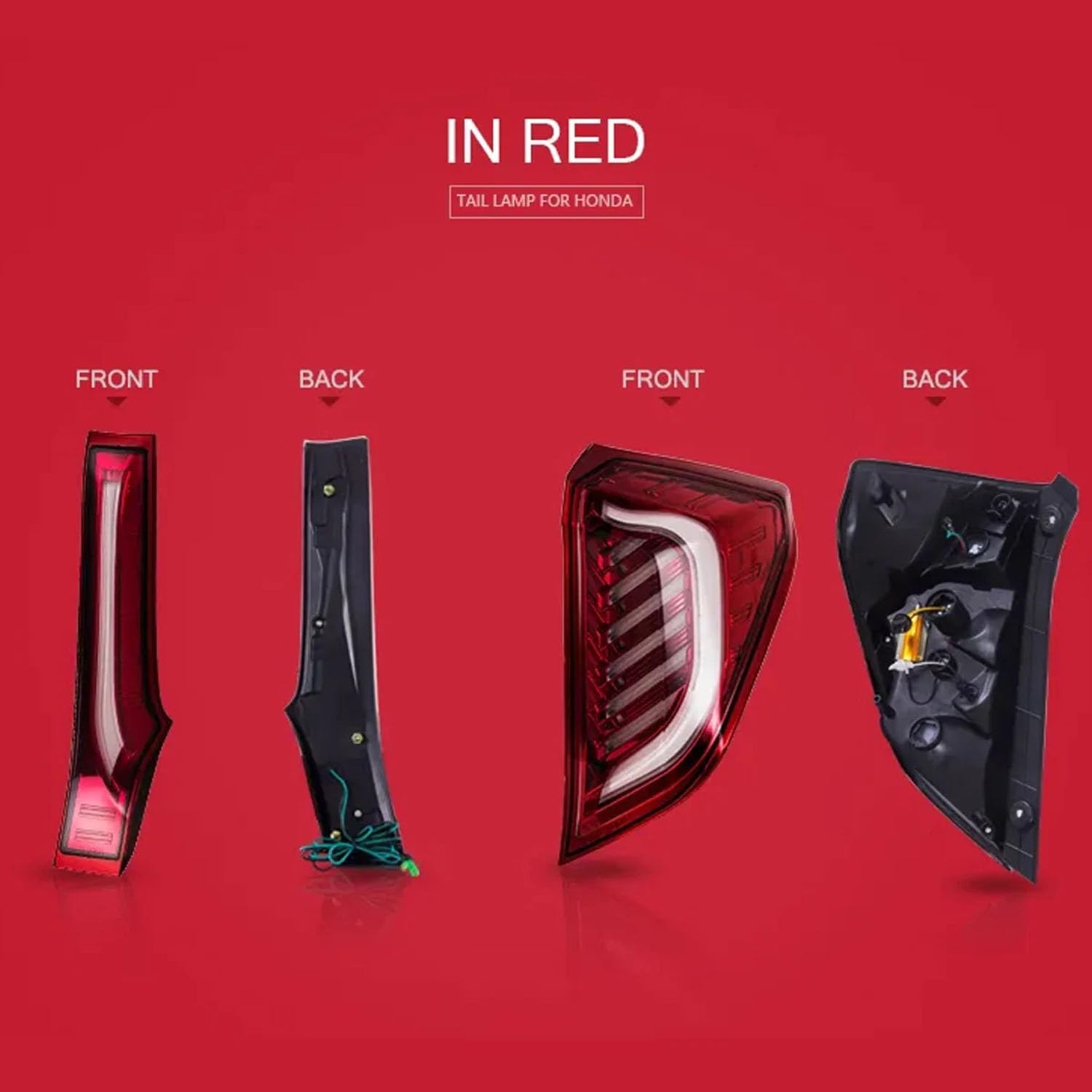 Car Rear Tail Light For Honda Fit Jazz 2014 2015 2016 2017 GK5