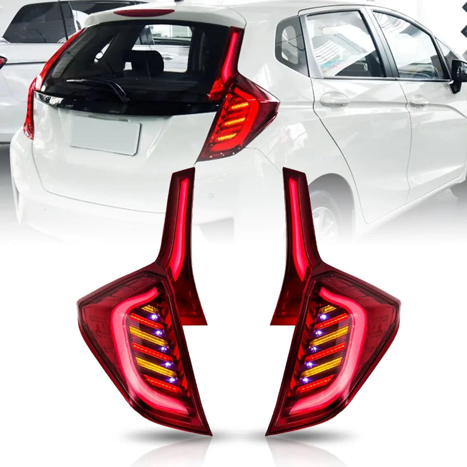 Car Rear Tail Light For Honda Fit Jazz 2014 2015 2016 2017 GK5