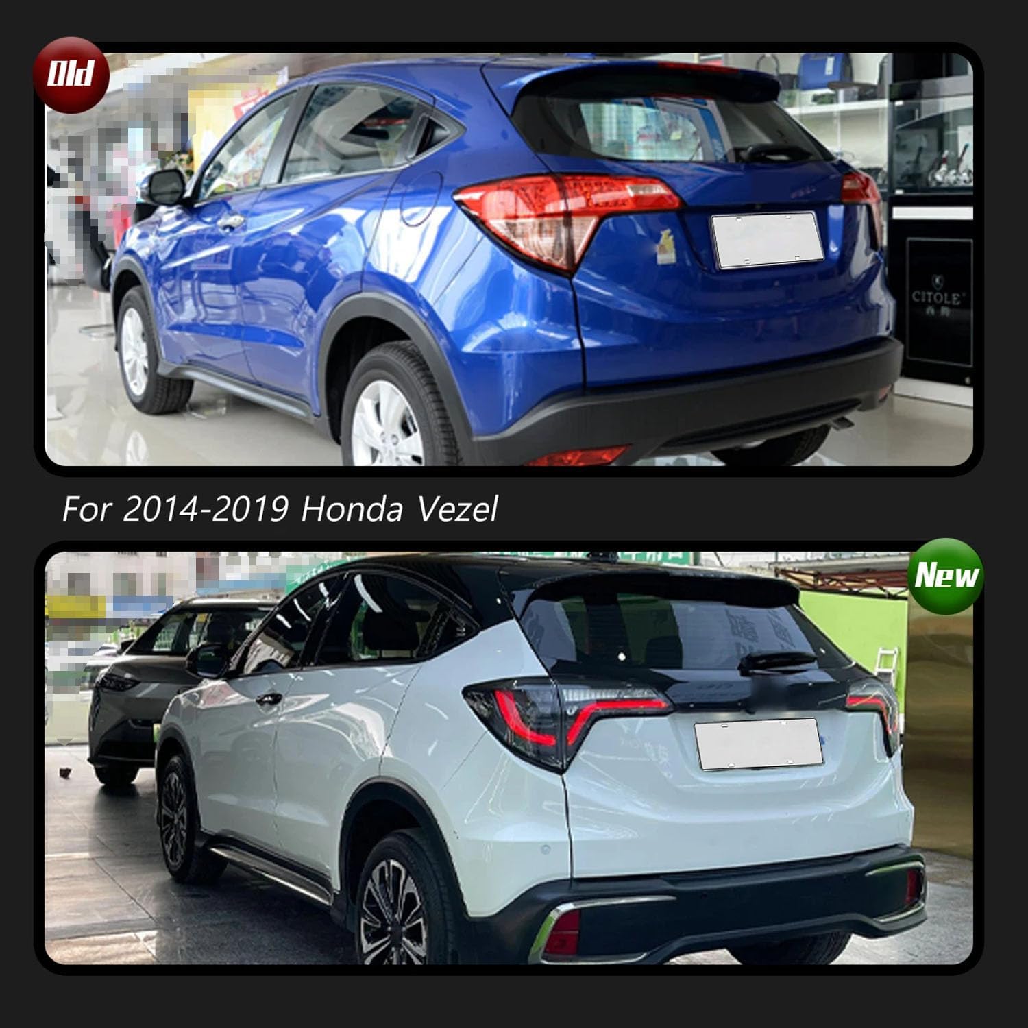 Car Rear Tail Light For HRV Vezel 2014 2015 2016 2017 2018 2019